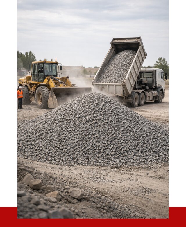 Купить щебень с доставкой в Малоярославце от 2586 руб. | ПРОНЕРУДМлр