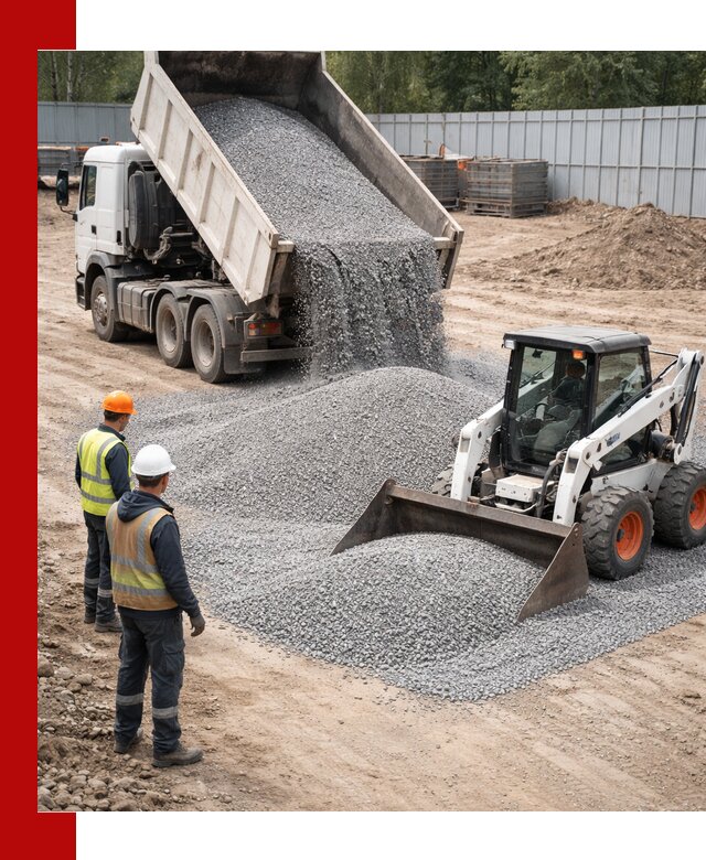 Доставка и продажа гранитного щебня фракции 0-5 в Малоярославце