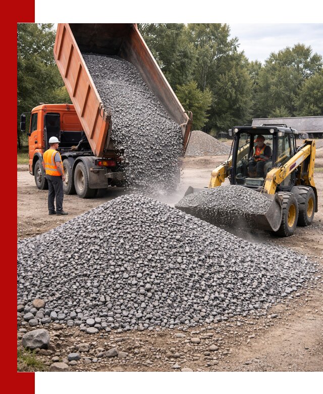 Купить гранитный щебень фракции 5–10 в Малоярославце с доставкой