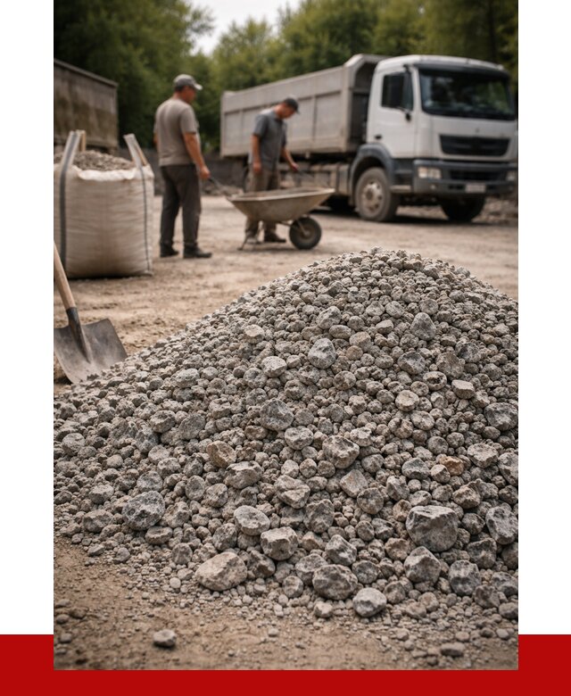 Гранитный щебень фракция 20-40 в Малоярославце от 3309 руб. ПРОНЕРУДМлр