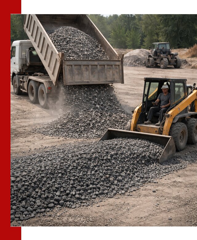 Гранитный щебень фракция 40-70 с доставкой в Малоярославце