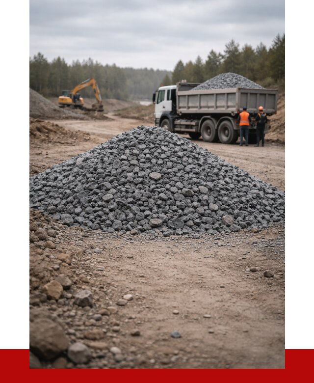 Щебень габбро диабаз фракция 40-70 в Малоярославце от 2275 р-ПРОНЕРУДМлр