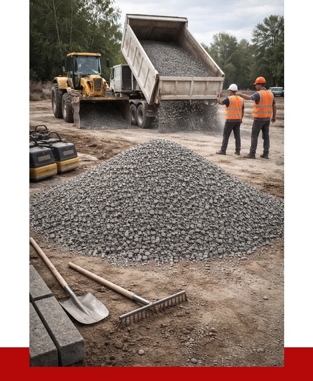 Гравийный щебень купить в Малоярославце от 2275 р. ПРОНЕРУДМлр