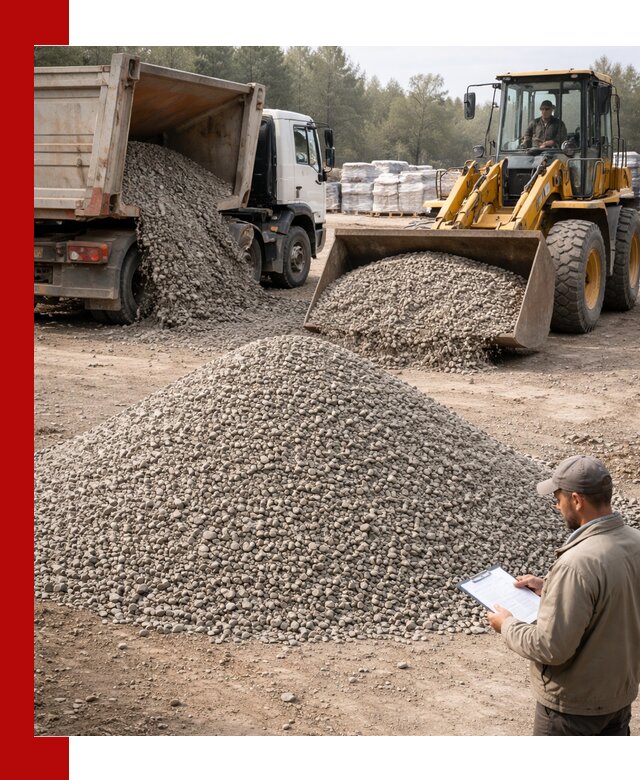 Гравийный щебень фракция 5–10 с доставкой в Малоярославце