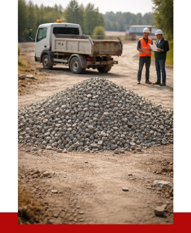 Гравийный щебень фракция 20-40 в Малоярославце от 1241 р. | ПРОНЕРУДМлр
