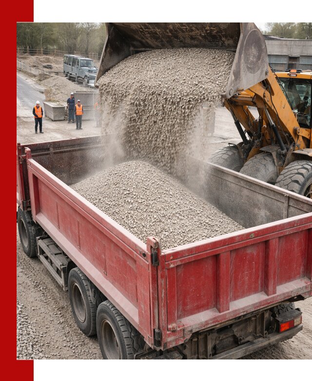 Купить известняковый щебень фракции 0-5 с доставкой в Малоярославце