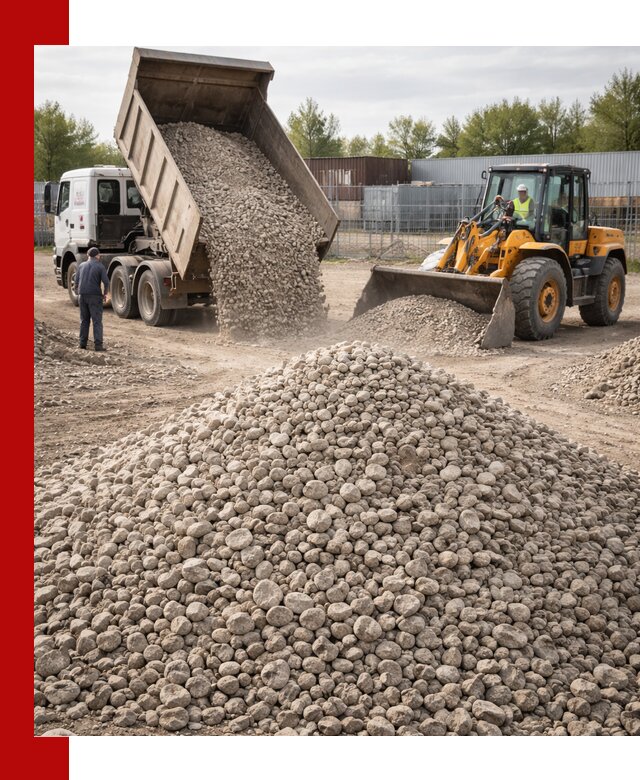 Доломитовый щебень фракции 20–41 с доставкой в Малоярославце