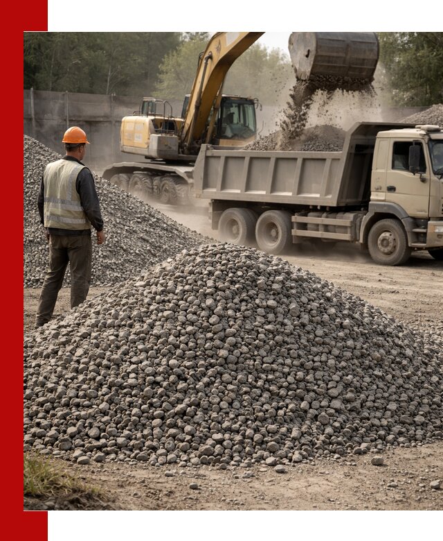 Шлаковый щебень фракция 5-20 с доставкой в Малоярославце