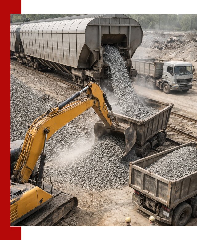 Доставка железнодорожного щебня в Малоярославце крупными партиями быстрого отгруза