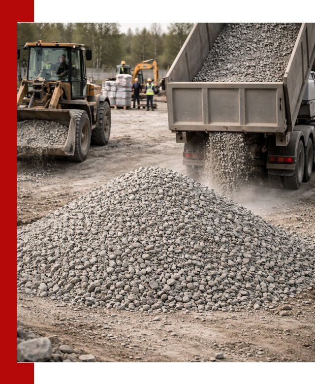 Вторичный щебень фракции 5-20 в Малоярославце — доставка и продажа крупнотоннажно