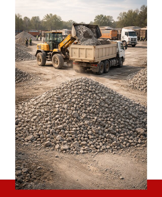 Вторичный щебень фракция 40-70 в Малоярославце от 1800 р, ПРОНЕРУДМлр