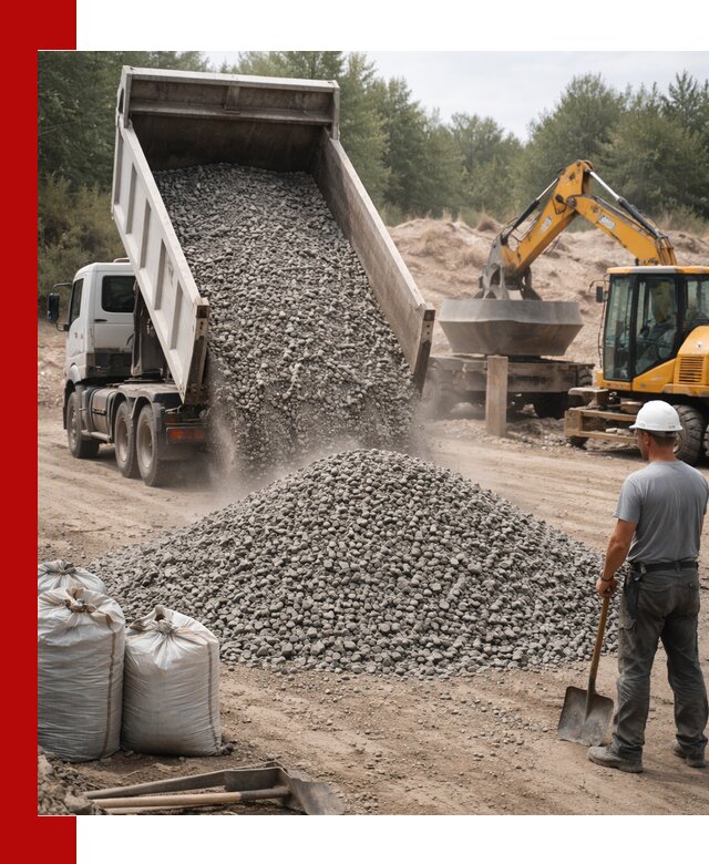 Доставка и продажа бетонного щебня в Малоярославце