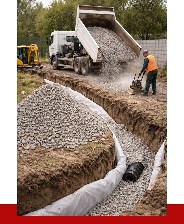 Щебень для дренажа в Малоярославце от 1913 р., ПРОНЕРУДМлр доставка