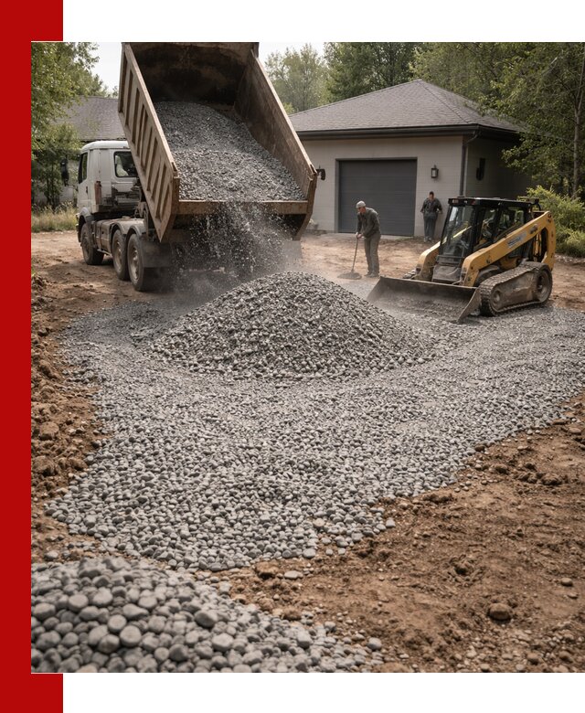 Щебень для парковки в Малоярославце: доставка и укладка качественного материала
