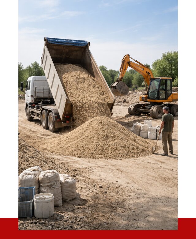 Купить речной песок в Малоярославце от 1241 р. за куб | ПРОНЕРУДМлр