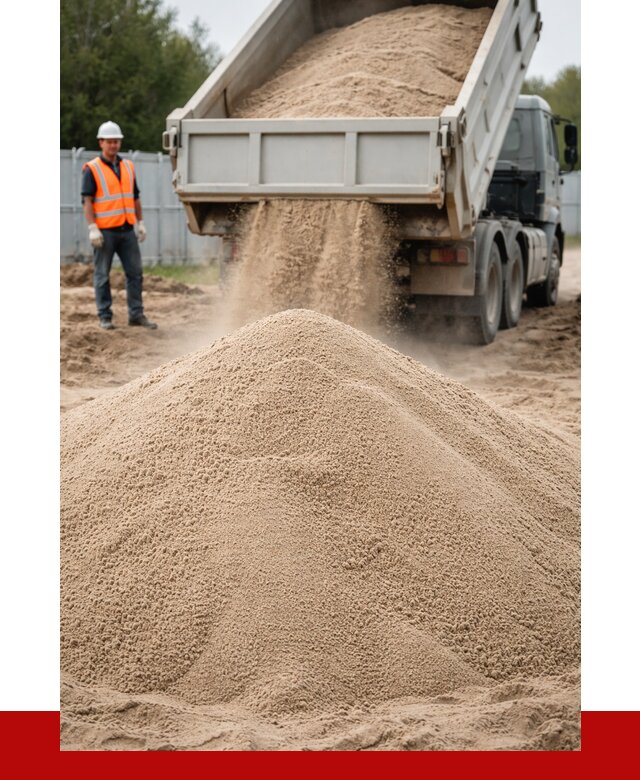 Купить сеяный песок с доставкой в Малоярославце от 2275 р ПРОНЕРУДМлр