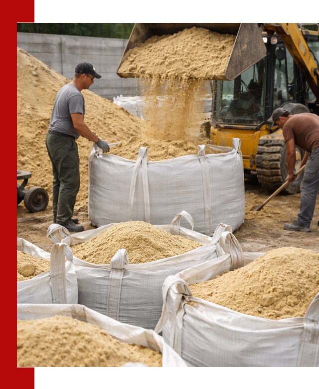 Поставка качественного песка для кладки в Малоярославце