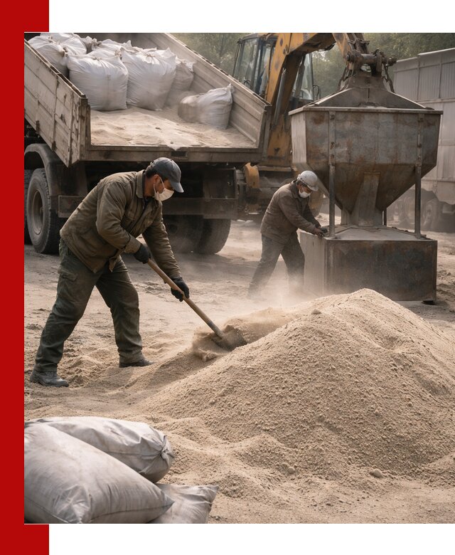 Кварцевый песок для пескоструя в Малоярославце — доставка и качество