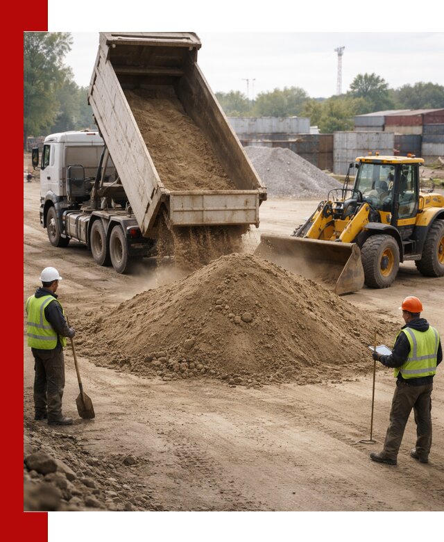 Доставка и продажа пескогрунта оптом и в розницу в Малоярославце