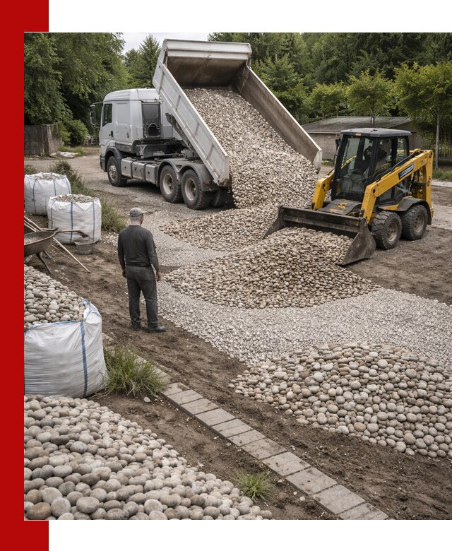 Доставка морской гальки оптом и в розницу в Малоярославце