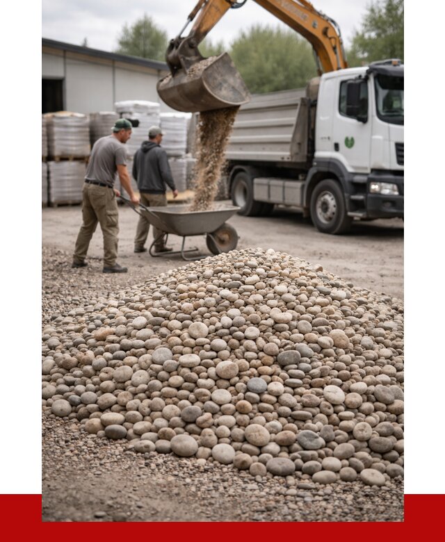 Галька декоративная в Малоярославце от 3309 р. за куб | ПРОНЕРУДМлр