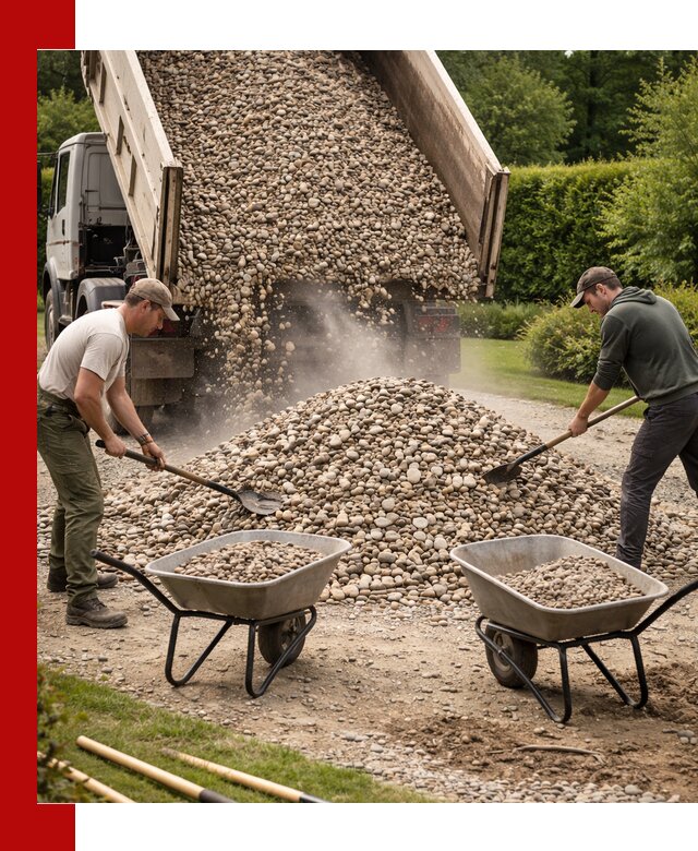 Доставка и продажа декоративной гальки в Малоярославце