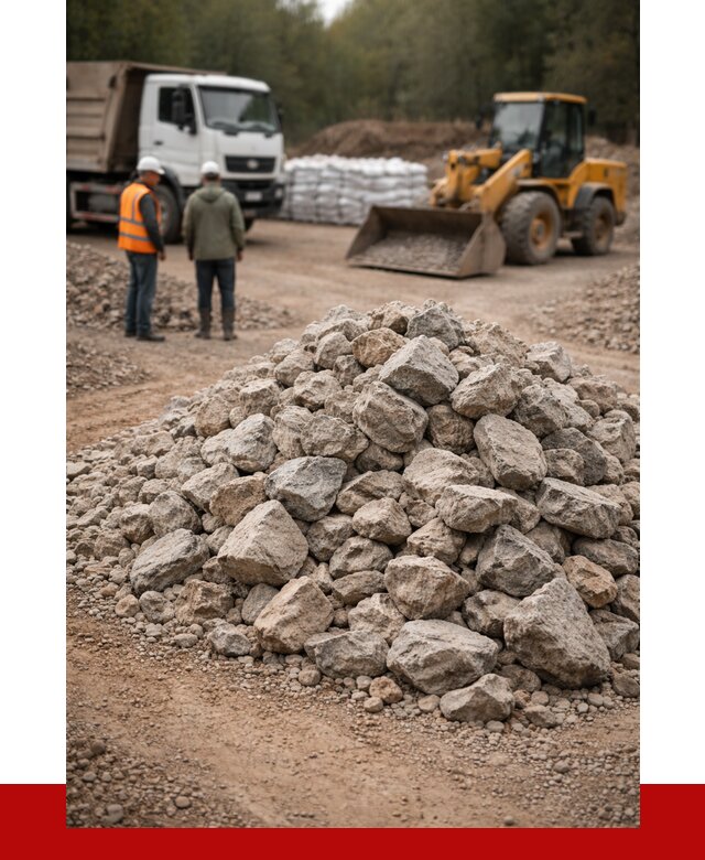 Купить бутовый камень с доставкой в Малоярославце от 2379 р. | ПРОНЕРУДМлр