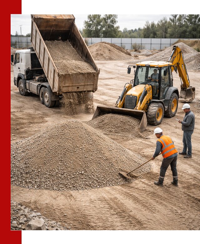 Поставка и доставка ПГС С4 в мешках и самосвалах в Малоярославце