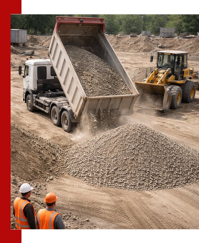 Щебень с песком (ЩГПС С2) с доставкой в Малоярославце