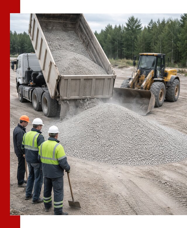 Известняковый отсев 0-5 доставка в Малоярославце быстро и выгодно