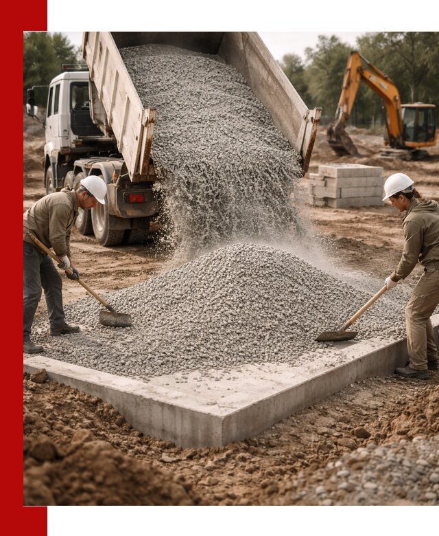 Доставка и продажа отсева для бетона в Малоярославце