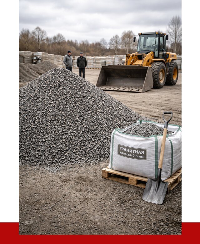 Купить гранитную крошку в Малоярославце от 4964 р. с доставкой | ПРОНЕРУДМлр