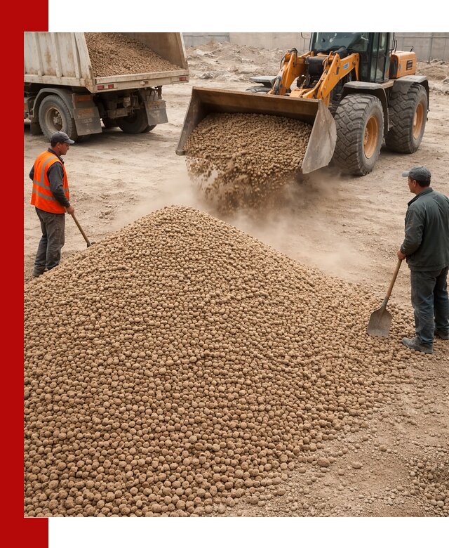 Керамзит фракция 10-20 с доставкой в Малоярославце