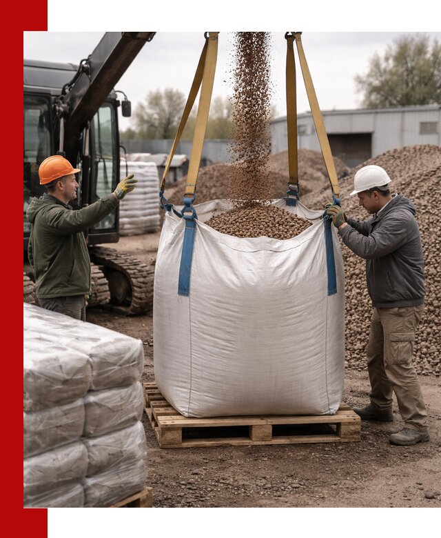 Керамзит в биг-бегах с доставкой в Малоярославце