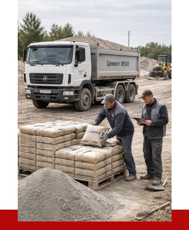 Купить цемент м500 с доставкой в Малоярославце от 5378 р. | ПРОНЕРУДМлр