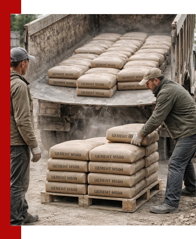 Цемент М500 с доставкой самосвалом в Малоярославце