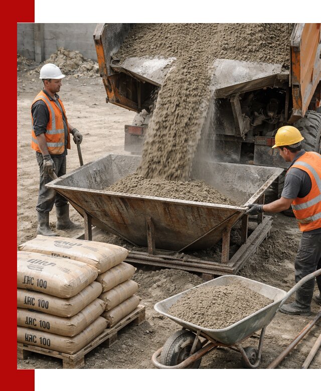 Доставка цементно-песчаной смеси М100 в Малоярославце