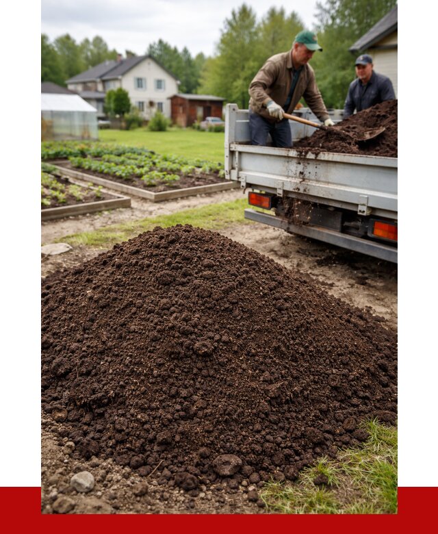 Плодородный грунт в Малоярославце с доставкой от 4344 р. | ПРОНЕРУДМлр