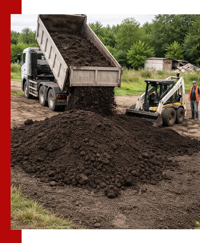 Поставка плодородной земли с доставкой самосвалом в Малоярославце