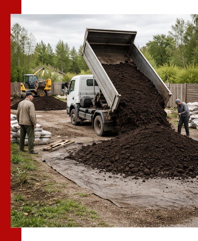 Доставка качественного почвогрунта в Малоярославце оптом и в розницу