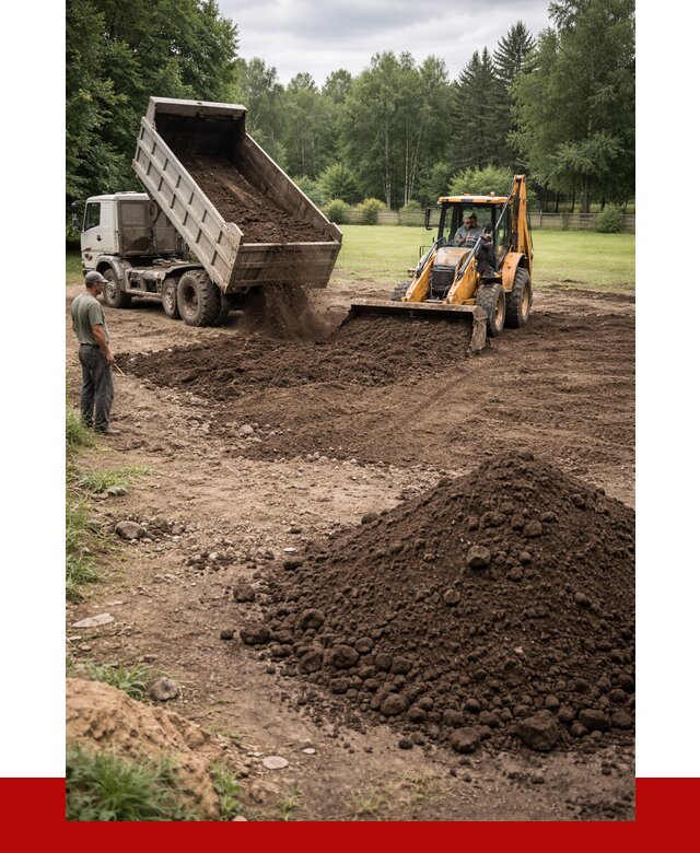 Грунт для выравнивания участка в Малоярославце от 1241 р. | ПРОНЕРУДМлр