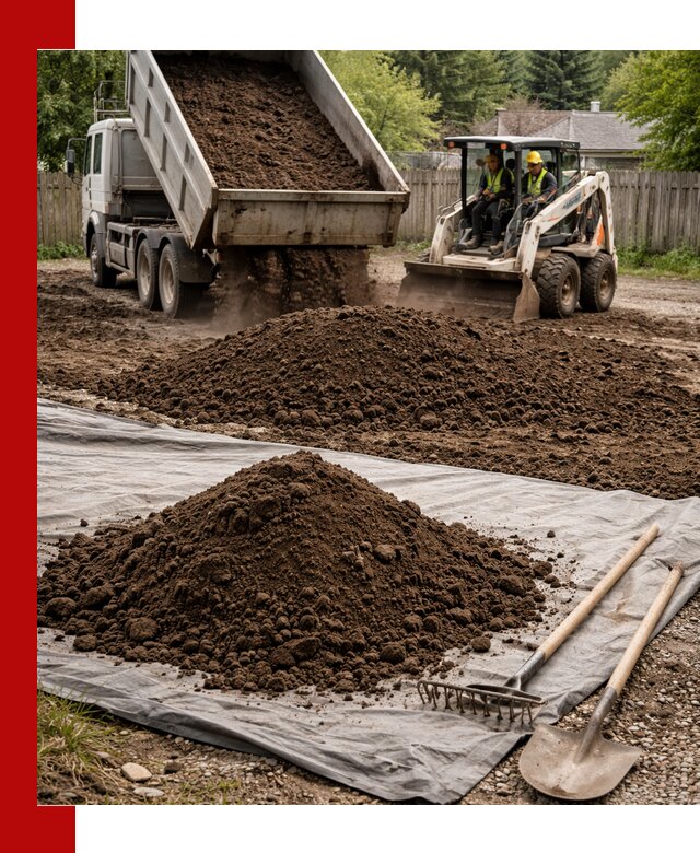 Грунт для отсыпки участка с доставкой в Малоярославце