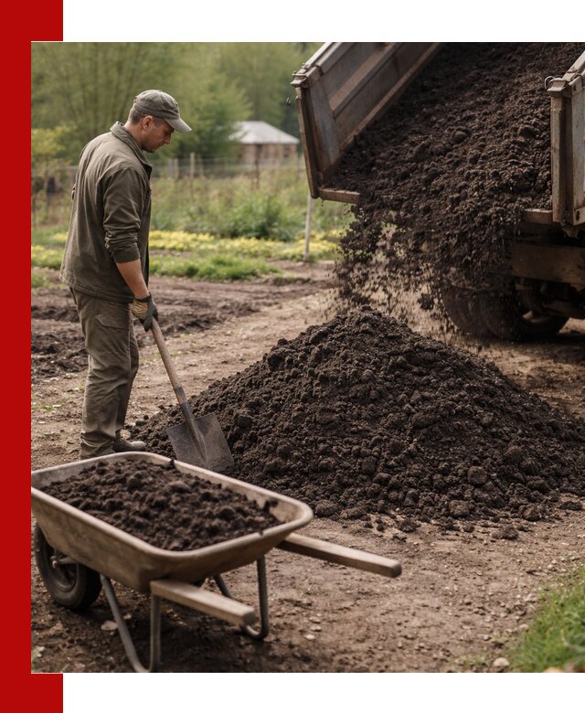 Доставка качественной земли для огорода в Малоярославце