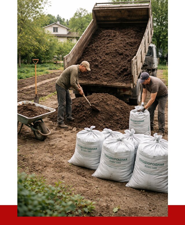 Плодородная смесь в Малоярославце от 4344 р./куб с доставкой | ПРОНЕРУДМлр