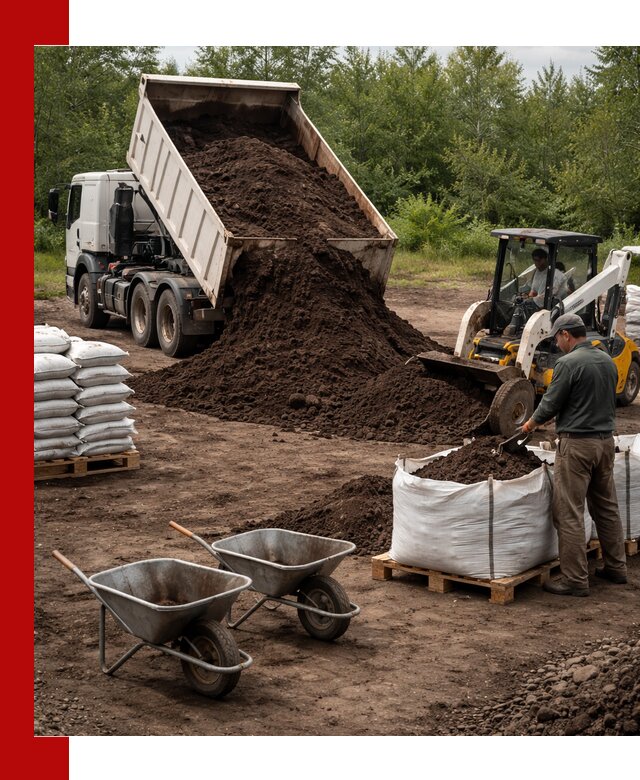 Доставка и продажа торфогрунта в Малоярославце оптом и в розницу