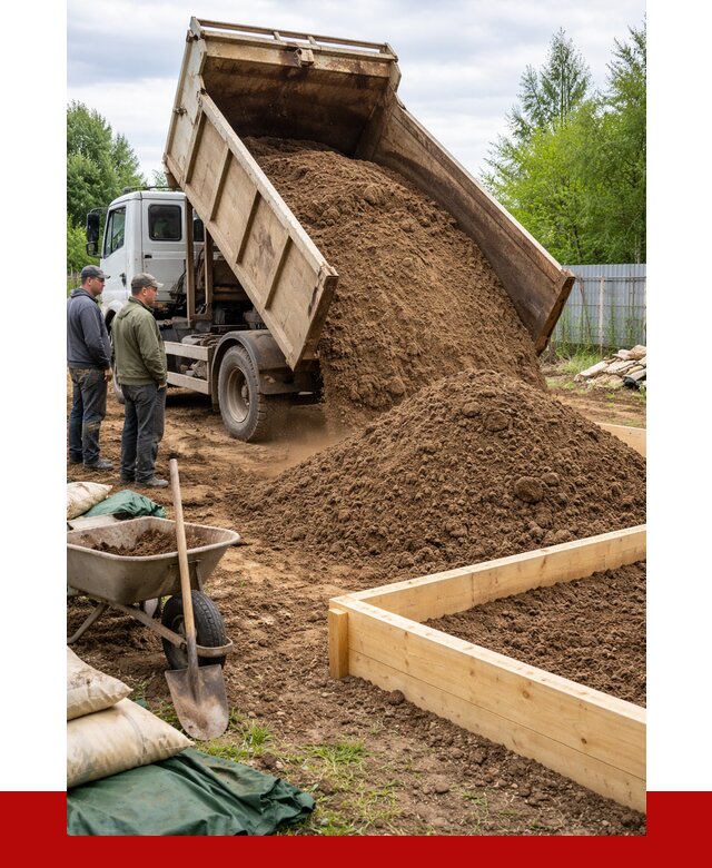 Торфо песчаная смесь в Малоярославце с доставкой от 1913 р. | ПРОНЕРУДМлр