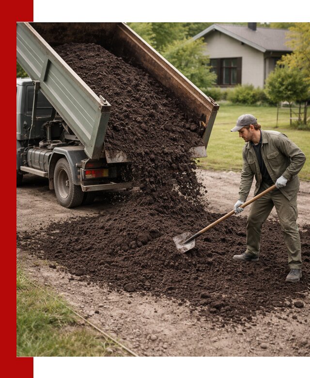 Чернозем для газона с доставкой в Малоярославце быстро и качественно
