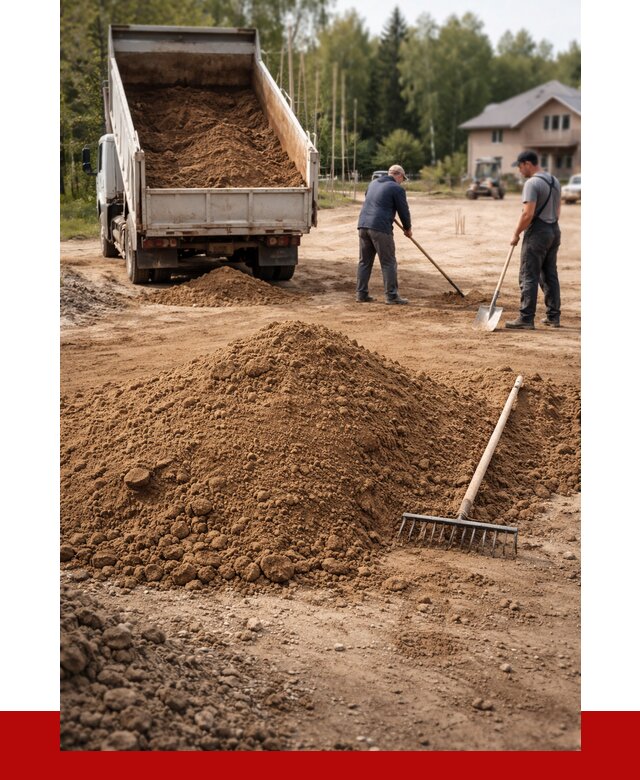 Суглинок для планировки в Малоярославце с доставкой от 4344 р. | ПРОНЕРУДМлр