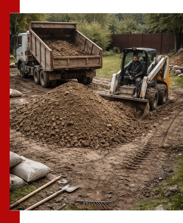 Суглинок для планировки участков в Малоярославце с доставкой и выгрузкой