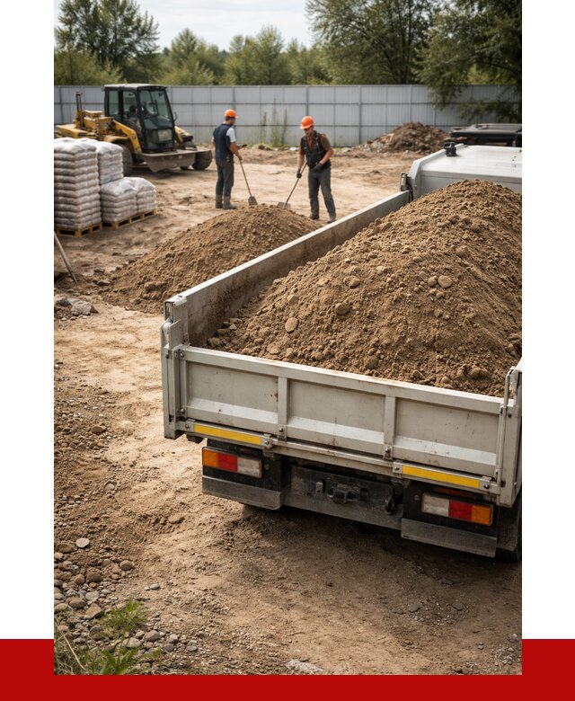 Супесь с доставкой в Малоярославце от 2534 р. за куб | ПРОНЕРУДМлр